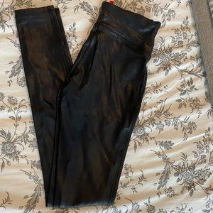 Spanx faux leather leggings